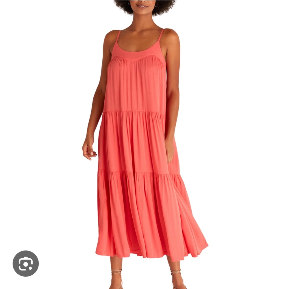 Z Supply LAILA Maxi Dress in Coral - Picture 3 of 12